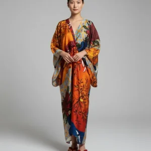 Kimono femme long printemps