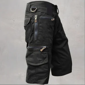 Short Cargo pour Hommes avec Poche Zippée