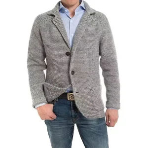 Cardigan Boutonné pour Hommes