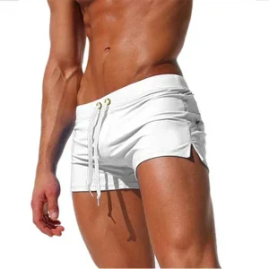 Short de Bain à Taille Ajustable pour Hommes