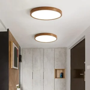 Plafonnier rond extra plat japonais