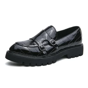 Mocassins à semelle plateforme pour hommes