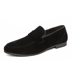 Mocassins respirants effet daim pour hommes