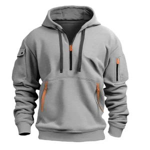 Sweat à capuche multi-poches pour hommes - Lionel