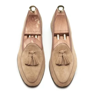 Mocassins à glands en daim véritable pour homme