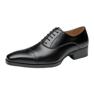 Mocassin Richelieu en cuir pour hommes