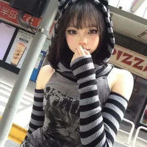 Sweat à capuche Chat
