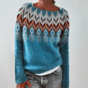 Pull à Col Rond pour Femmes