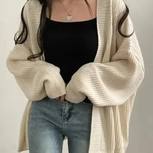 Veste kimono femme matelassé beige