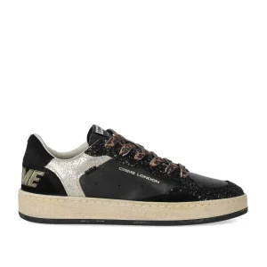 CRIME LONDON SK8 DELUXE BLACK SNEAKER