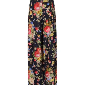 ESSENTIEL ANTWERP JAZZY BLUE WIDE LEG TROUSERS