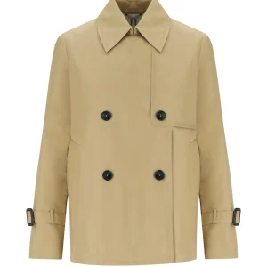 MAX MARA WEEKEND BIGLIA BEIGE SHIRT TRENCH COAT