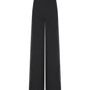 ESSENTIEL ANTWERP GORROR BLACK WIDE LEG PANTS