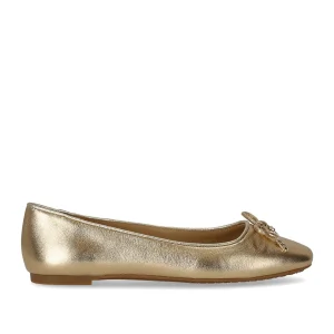 MICHAEL KORS NORI GOLD BALLET FLAT SHOE