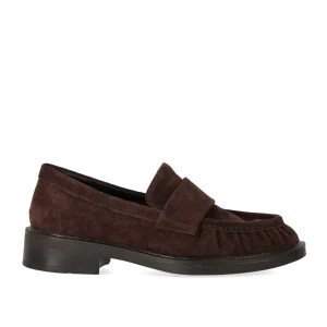 STRATEGIA BROWN SUEDE LOAFER