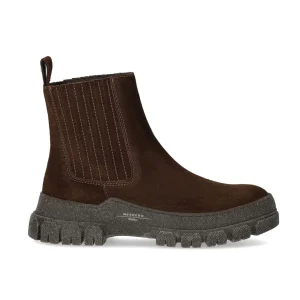 MAX MARA WEEKEND GENEPI DARK BROWN CHELSEA BOOT