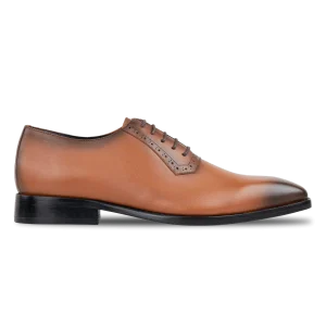 Branson: Richelieu Homme - Cuir Cognac