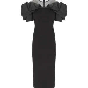 ESSENTIEL ANTWERP ISATIS BLACK DRESS