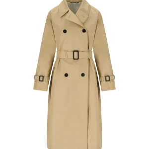 MAX MARA WEEKEND CANASTA BEIGE TRENCHCOAT