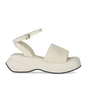 ELENA IACHI LENA IVORY PLATFORM SANDAL