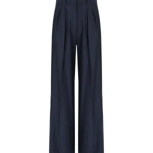 MM MAX MARA GELA NAVY BLUE PANTS