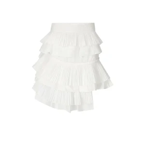 ESSENTIEL ANTWERP HUPAUL WHITE MINI SKIRT