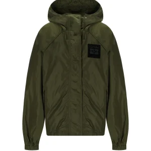 GANNI GREEN HOODED JACKET