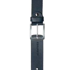 C93SL: Ceinture Homme - Cuir Bleu