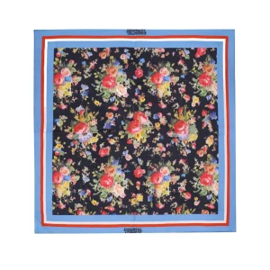 ESSENTIEL ANTWERP JUNGLE LIGHT BLUE FOULARD SCARF