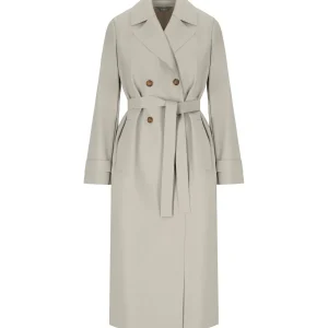 MM MAX MARA CEDRO LIGHT BEIGE TRENCH COAT