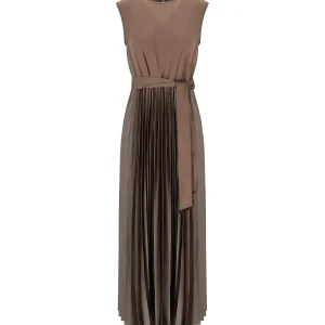MAX MARA WEEKEND SAMUELE BROWN DRESS