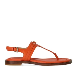 MICHAEL KORS MANDY ORANGE THONG SANDAL