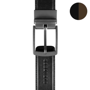 Ceinture: C34 Double face  Noir/Marron.