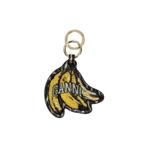 GANNI BANANA GOLD KEYCHAIN