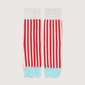 Chaussettes tabi rouges | Miko