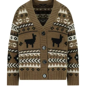 MAX MARA WEEKEND OVATTA CAMEL CARDIGAN