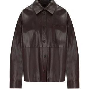 MAX MARA WEEKEND SCATOLA BURGUNDY SHIRT JACKET