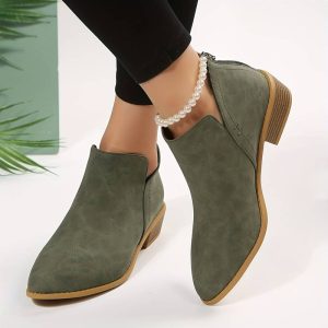 Bottines À Bout Pointu Pour Femme