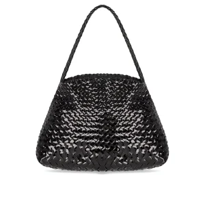 DRAGON DIFFUSION SANTA MARIA MINI BLACK SHOULDER BAG