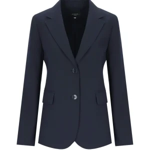 MAX MARA WEEKEND UVA BLUE SINGLE-BREASTED BLAZER