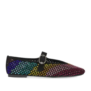 KURT GEIGER MAYFAIR MULTICOLORED BALLET FLAT SHOE