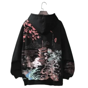 Sweatshirt temple japonais