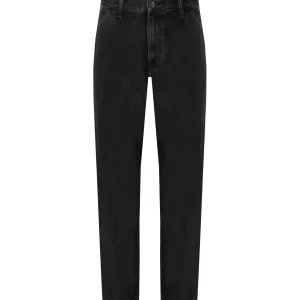 CARHARTT WIP SINGLE KNEE STONE WASHED BLACK JEANS