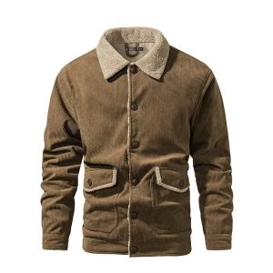 Veste en Velours Côtelé pour Hommes