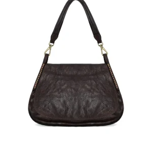 CAMPOMAGGI ENZA DARK BROWN SHOULDER BAG
