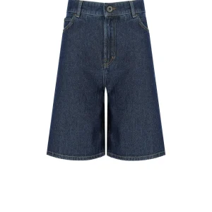 MAX MARA WEEKEND DONNOLA BLUE BERMUDA SHORTS
