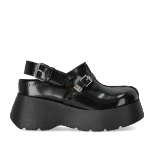 GANNI BLACK PLATFORM CLOG