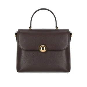 FURLA MOONLIGHT S CHOCOLATE HANDBAG