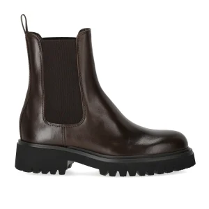 GUGLIELMO ROTTA WORMS CHOCOLATE CHELSEA BOOT