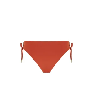 MAX MARA BEACHWEAR SAMANTA BRICK RED BIKINI BOTTOM